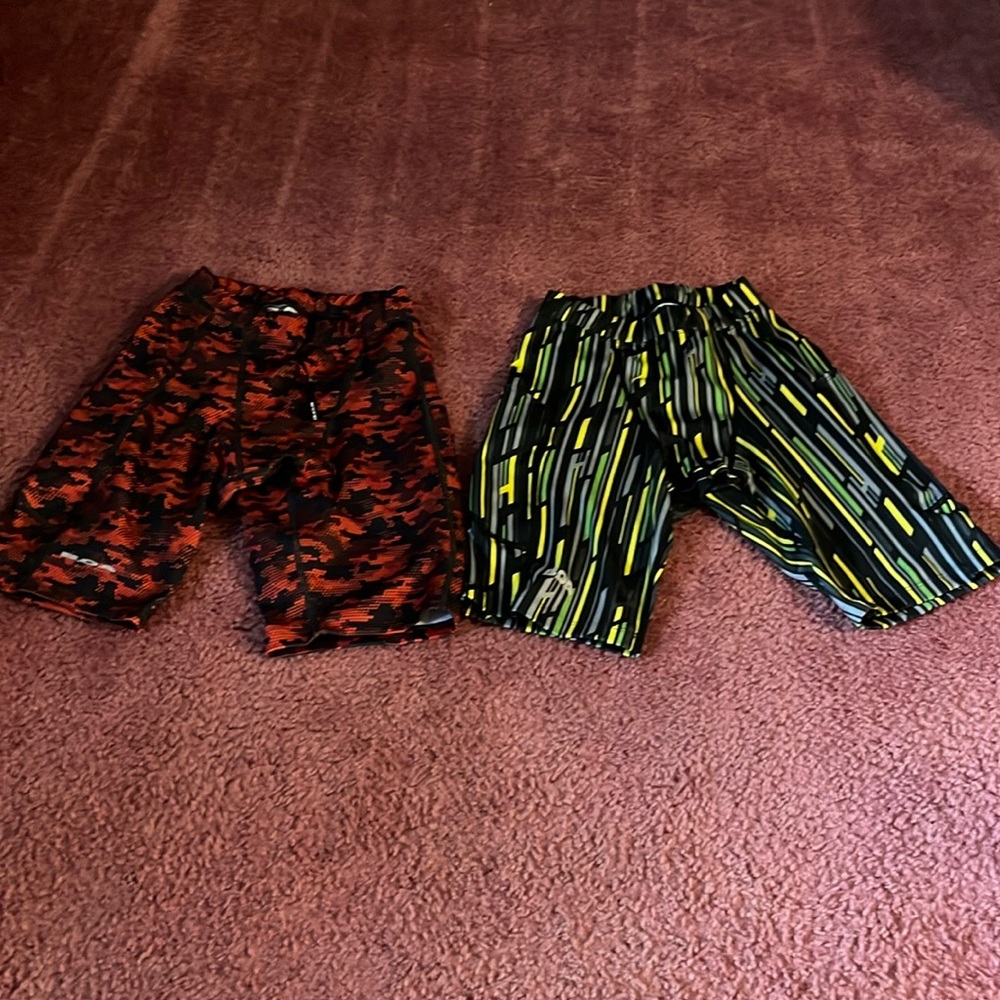 2 men’s small boa half tights nike USA running shorts. nike trail running shorts